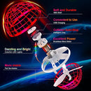 Flying Orb Ball (Red, 2025 Upgraded) with Dazzling Lights, Magic Hover Spinner, Cool Boomerang Drone, Floating Cosmic Globe, Kids Outdoor Toys, for 6 7 8 9 10 Year Old Boys Girls by TinyTreasures Baby Boutique