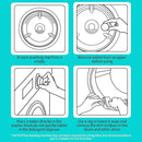 Washing Machine Cleaner Tablets 24 Pack -1 Year Supply for HE Front Loader & Top Load Washer,Septic Safe Washer Machine Cleaner Tablets, Deep Clean,Eco-Friendly Deodorizer by CozyNest Decor