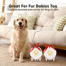 Elfzone Inkless Hand and Footprint Kit - Baby Handprint Stamp or Footprint Keepsake Kit, Easy No-Bake DIY Clay Impression, Paw Print kit for Dogs and Cats by TinyTreasures Baby Boutique