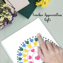 SHLINCO Teachers' Day Thank You Set, Suitable for Kindergarten, Primary and Middle School Classroom Souvenirs, Fingerprint Art Canvas DIY, Year-End Gifts for Class Teachers by TinyTreasures Baby Boutique