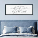 SRSZHIYUE If I Lay Here Would You Lie With Me Sign Bedroom Wall Decor Art 40"×15" Large Wood Framed Wall Hanging (Black) by CozyNest Decor