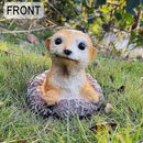 Meerkat Statue - Charming Meerkat Garden Animal Statue: Lifelike Decor Accent for Your Yard or Patio - Add Personality to Your Outdoor Space by CozyNest Decor