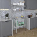 AmGood Double OverShelf Stainless Steel NSF - Many (36" Long x 18" Deep) by CozyNest Decor