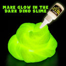 Original Stationery Dinosaur Slime Kit for Boys - Small Multicolor Original Style - Glow-in-The-Dark & Glitter DIY Slime Making Set with Lava, Blood & Dino Poop Effects by TinyTreasures Baby Boutique