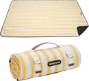 G GOOD GAIN Picnic Blankets Waterproof - Extra Large Outdoor Blanket Sand Free Foldable with Carry Strap for Beach, Camping, Park Grass, Hiking, Travel, Concerts, Indoor(Bumblebee) by TinyTreasures Baby Boutique