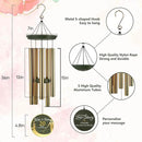 ASTARIN Wedding Memory Day Gifts Wind Chimes Customized, Personalized Wind Chimes 2025, for Couple Women Men, Deep Tone Wooden Windchime by CozyNest Decor