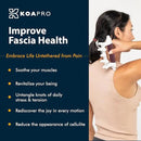 KOAPRO Fascia Massage Tool for Stress Relief - Portable Facia Blaster for Muscle Recovery and Circulation, Revolutionary Myofascial Release Tool for Sore Muscles, Tension, and Holistic Fascia Health by CozyNest Decor