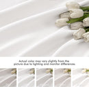 MIULEE Pure White Back Tab Blackout Curtains 102 Inch Long 2 Panels Set for Bedroom, Rod Pocket/Pinch Pleated Thermal Insulated Living Room Darkening Light Blocking Floor to Ceiling Drapes by TinyTreasures Baby Boutique
