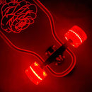Clear Longboard Skateboard - Transparent Acrylic Long Boards with Light-Up LED Wheels for Smooth Rides - Ride The Streets in Style with Longboard Built for Beginners & Pros Alike by TinyTreasures Baby Boutique