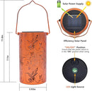 2 Pack Solar Lanterns Outdoor Hanging Hummingbird Decor Lantern,Waterproof Hollow Out Metal Decorative Garden Light,Graceful Decoration for Patio,Yard,Landscape,Festival by GreenHaven Gardens