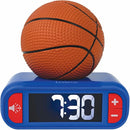 LEXiBOOK - Basketball - Basketball Nightlight Alarm Clock, Sounds and Melodies, LCD Backlit Screen, Luminous, Snooze, Blue/Orange, RL800BA by TinyTreasures Baby Boutique
