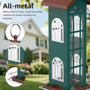 Metal Bird Feeder The Most Popular Bird Feeders for Outdoors Hanging,Waterproof and Rust-Proof,Easy Cleaning,Wild Bird Feeders Attracting Chickadees Goldfinches Cardinals Finches and Sparrows by CozyNest Decor