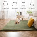 MAXYOYO Baby Play Mat, 1.2" Thick Memory Foam Soft Padded Carpet with Non-Slip Backing, 5x7 ft Japanese Tatami Rug Living Room for Kids, Toddler, Children, Nusery(Olive Green) by TinyTreasures Baby Boutique