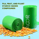 3 Gallon Compostable Trash Bags, Compost Bags for Countertop Bin, 200 Count (Pack of 2) BPI Certified and Meet The ASTM D6400 Standard by GreenHaven Gardens