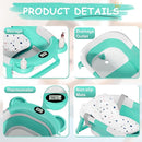 TPN Collapsible Baby Bathtub, Baby Bath Tub with Soft Cushion & Real-Time Thermometer, Baby Bathtub Infant to Toddler Tub (0-36 Months), Portable Newborn Travel Bath tub by TinyTreasures Baby Boutique