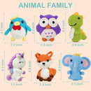 Utook Crochet Kit for Beginners，6 Cute Animals Crochet Kits with Yarn, Crochet Hooks & Accessories | Beginner-Friendly Video Tutorials | Great for Adults & Kids Learning to Crochet by TinyTreasures Baby Boutique