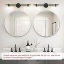 Fabuday Silver Round Mirror 30 Inch - Big Circle Mirror for Bathroom, Living Room, Hallway, Entryway, Matte Aluminum Frame Circular Mirrors for Wall Decor by CozyNest Decor