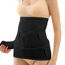 3 in 1 Postpartum Belly Band (Black), Post Partum Waist Binder, Posture Correction Abdominal Binder, Belly Band Postpartum Belly Wrap, Postpartum Belly Wrap (For waistline 35"-45", XXL) by TinyTreasures Baby Boutique