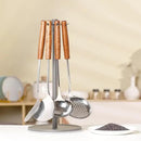 FJNATINH Wok Spatula - Ladle - Skimmer - Stainless Steel Wok Tools,Wok Utensil,Mirror Polished Stainless Steel Cooking Utensils 14.6-15.2" Kitchen Utensils Cookware, Pack of 3 by CozyNest Decor
