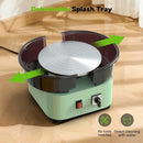 Alldeer 11-inch Pottery Wheel, 350W Electric Ceramic Forming Machine with Detachable Basin, 0-300RPM Foot Pedal Control, 19PCS Complete Clay Tool Kit for Professional Potters and Adult Crafters by TinyTreasures Baby Boutique