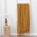 inhand Knitted Fall Throw Blanket for Couch and Bed, Knit Fall Decor Halloween Blanket with Tassel, Brown Lightweight Decorative Farmhouse Warm Woven Blankets and Throws for Women, 50"x60" by CozyNest Decor
