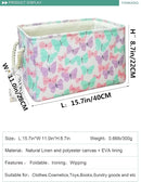 FANKANG Rectangular Laundry Basket Nursery Storage Fabric Storage Bin Storage Hamper,Gift Baskets (Butterfly) by TinyTreasures Baby Boutique