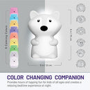 Lumipets Remote Control Silicone Night Light for Kids - Fox Design with 9 Soft Colors & Sleep Timer - Rechargeable, Battery-Operated Lamp for Bedroom | Baby Nursery, Toddler, Girls, Boys by TinyTreasures Baby Boutique