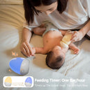 Touch Egg Night Light for Baby Nursery, Rechargeable Portable Kids Nightlight Lamp with 1-6H Feeding Timer, 3 Color Temperatures Dimmable, Ideal for New Moms of Toddlers by TinyTreasures Baby Boutique