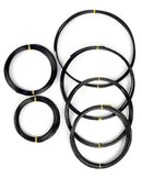 Bonsai Wire, 6 Sizes of 1mm, 1.5mm, 2mm, 2.5mm, 3mm, 4mm Black Aluminum Wire, Total 152 Feet Bonsai Tool Kit, 300 Grams Bonsai Tree Wire for Bonzai Trees Indoor by MoHern by GreenHaven Gardens
