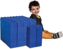 Big Blocks for Kids Ages 4-8 — Indoor & Outdoor Blocks Kids Games — Blue Large Building Blocks - 48 pc by TinyTreasures Baby Boutique