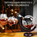 Whiskey Decanter for Men, Whiskey Globe Decanter for Liquor, Bourbon, Vodka, Cocktails, Scotch liquor decanter for Men Father's Day Anniversary Unique Gifts - 850ml by CozyNest Decor