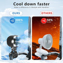 6000mAh Misting Fan for Stroller, 3 Speeds Portable Clip Fan with Intermittent/Continuous Spray, 14H Cooling, Detachable Mount, Timer & Night Light for Baby (100ML Water Tank) - Black by TinyTreasures Baby Boutique