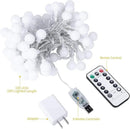 Minetom 33 Feet 100 Led Mini Globe String Lights, USB Fairy String Lights Plug in, 8 Modes with Remote, Decor for Indoor Outdoor Party Wedding Christmas Tree Garden, Warm and Multi by CozyNest Decor