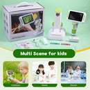 1600X Digital Microscope for Kids, Upgraded Portable Microscope with 4.0 inch HD Screen, 2-in-1 Desktop Handheld Miniscope Rechargeable Student Education Science Microscopes Gift for Kids by TinyTreasures Baby Boutique