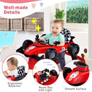 BABY JOY 4-in-1 Baby Walker, Foldable Activity Walker with Adjustable Height & Speed, Music, Lights, Anti-Rollover, Toddler Push Walker, Baby Walker with Wheels for Boys Girls 6-18 Months (Red) by TinyTreasures Baby Boutique