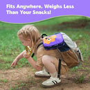 StBernard Small First Aid Kit for Kids and Adults, Medical Kit with Digital Thermometer for Home, Travel, Hiking, Backpack, 6.3x4.33x1.97in, Purple by TinyTreasures Baby Boutique