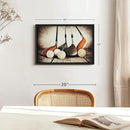 Elephant Stock Golf Sets Wall Art - Horizontal Framed Canvas - 1-Piece Mancave Wall Decor - Photography Sports Canvas Print - Yellow and Brown Decor for Wall - 19" X 13" by CozyNest Decor