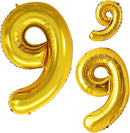 GOER Gold Foil Balloons Number 9,Huge Number Balloons for 9th 19th 29th 39th 49th Birthday Party Supplies Anniversary Decorations (3 pcs,42 inch,32 inch,16inch) by TinyTreasures Baby Boutique
