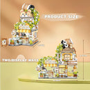 Streetscape Cafe Mini Building Set, 1770 PCS Mini Brick Building Cafe Set (for Boys Girls 6+) by TinyTreasures Baby Boutique