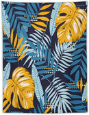 ICMOLYYENLO Palm Leaf Tapestry Wall Hanging, Tropical Leaves Plant Jungle Green Hawaiian Art Home Decor for Guest Bedroom Living Room Dormitory 50x60 Inch by CozyNest Decor