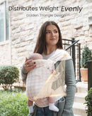 GROWNSY Baby Carrier Newborn to Toddler, Cozy Baby Wraps Carrier, Ergonomic Baby Carrier with Head Support, Tweed Pink by TinyTreasures Baby Boutique