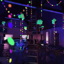 108feet UV Round Dot Star Kit Neon Paper Garland Glow in The Dark Party Favors Streamers Banner for Black Party Supplies UV Reactive Circle Dot Star Garland Wedding Birthday Glow Party Supplies… by TinyTreasures Baby Boutique