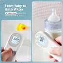 Greater Goods No-Touch Infrared Digital Thermometer for Adults, Kids, and Babies, Forehead Thermometer with Ergonomic Grip, Fever Alarm, White by TinyTreasures Baby Boutique