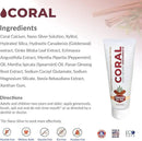 Coral Nano Silver Cinnamon Tea Tree Toothpaste, Natural Fluoride Free Teeth Whitening Toothpaste, Coral Calcium Nano Silver Infused SLS Free 4 Ounce by CozyNest Decor