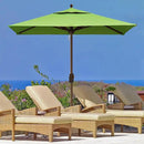 EliteShade USA 10-Year-Non-Fading 6x6Ft Square Market Umbrella Patio Outdoor Table Umbrella with Ventilation, Macaw Green by GreenHaven Gardens