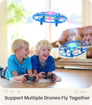 SYMA Kids Drone with 7-Color LED Light Modes, X660 Indoor Drone with Full Propeller Guard Headless Mode Rotary Ascent, Lightweight Easy to Fly Remote Control Airplane Gift for Adults Boys and Girls by TinyTreasures Baby Boutique
