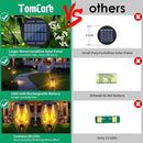 TomCare Solar Lights Outdoor 99 LED Higher & Larger Flickering Flame Solar Torch Lights 43" Waterproof Outdoor Lighting Solar Powered Pathway Lights Christmas Decorations for Garden Patio Yard, 4Pack by GreenHaven Gardens