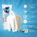 SprinJene Natural Kids Toothpaste, Vanilla | Natural Children’s Toothpaste | Fluoride Free Toothpaste for Toddlers | 4 Pack by CozyNest Decor