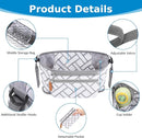 Accmor Universal Stroller Organizer with Detachable Phone Bag, Stroller Bag Caddy Organizer Stroller Accessories for Uppababy, Baby Jogger, Nuna, Doona, Britax Strollers by TinyTreasures Baby Boutique