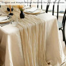 Sand 6 Pack 10FT Cheesecloth Table Runner 20 x 120 Inch Long Rustic Gauze Cheese Cloth Table Runner for Wedding Bridal Baby Shower Table Decorations Boho Fabric Sheer Birthday Party Table Decor by CozyNest Decor